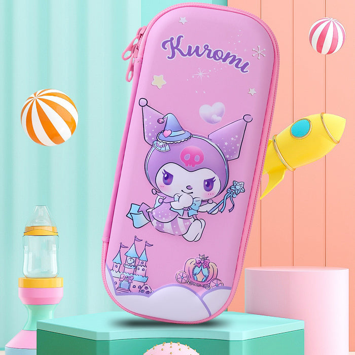 Wholesale New 3D Stereo Stationery Box for Primary School Students Cartoon Eva Pencil Case