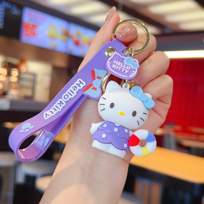 Wholesale Cute cartoon character couple keychains