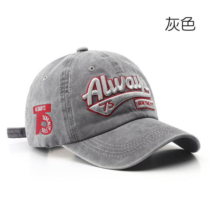 Wholesale Washed Distressed Letter Visor Baseball Cap JDC-FH-TuL047