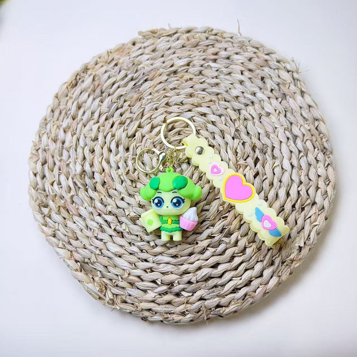 Wholesale Cute Cartoon 3D Keychain Pendant PVC Bag Charm Backpack Accessory Party Gift