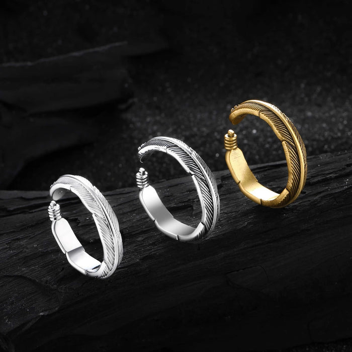 Wholesale Creative retro niche open ring with diamond inlay, vintage ring, personalized accessory