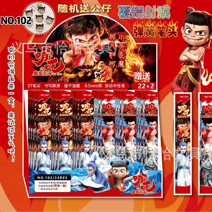 Wholesale Blind Box Press Pen Gel Pen Randomly Sends Doll Laser Spring Quick-Drying Brush Pen