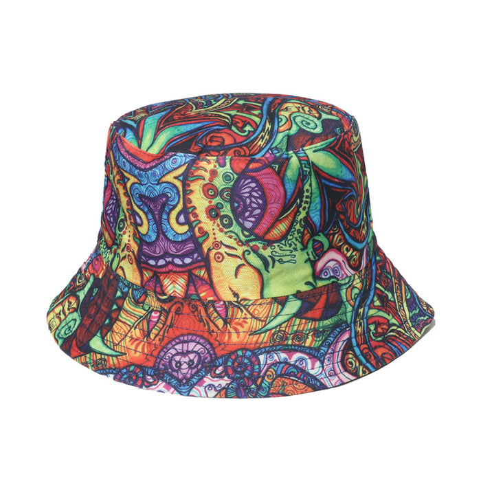 Wholesale Printed Cartoon Bucket Hats JDC-FH-Yuanb026