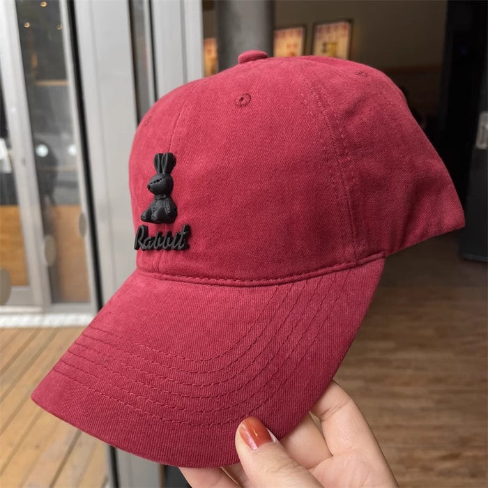 Wholesale Cotton Three Dimensional Rabbit Matte Baseball Hat JDC-FH-DaBo005