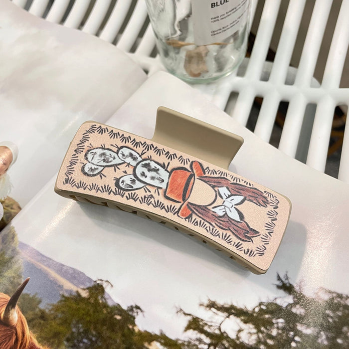 Wholesale  square hairpin patch temperament simple Hair Clips