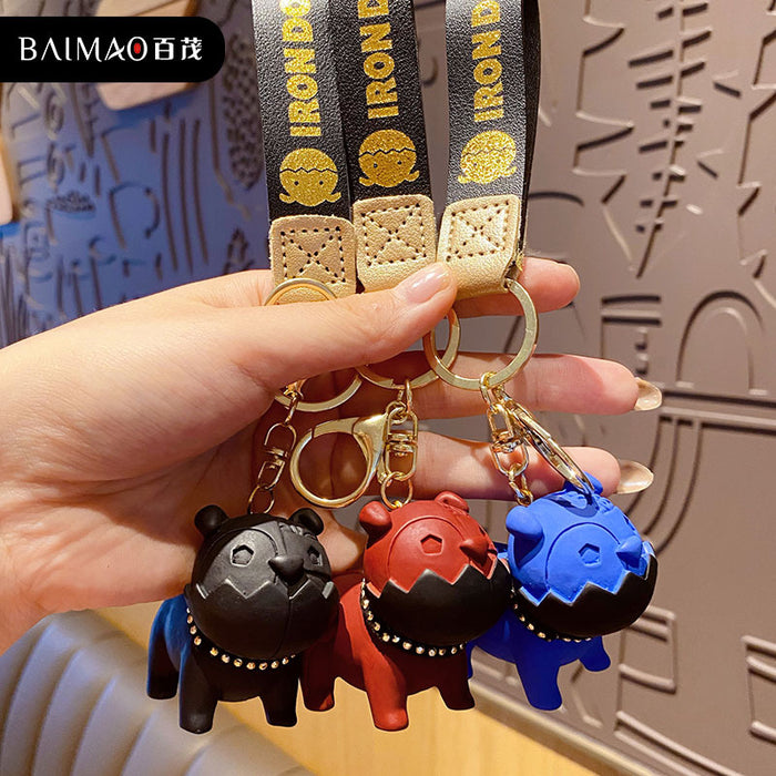 Wholesale Cartoon resin keychain, cute and creative keychain, car key, backpack pendant