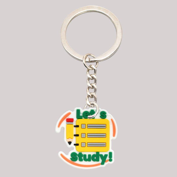 Wholesale  10 PCS Cartoon Keychain PVC Soft Rubber Keychain Accessories  Cute Pendant Keychain