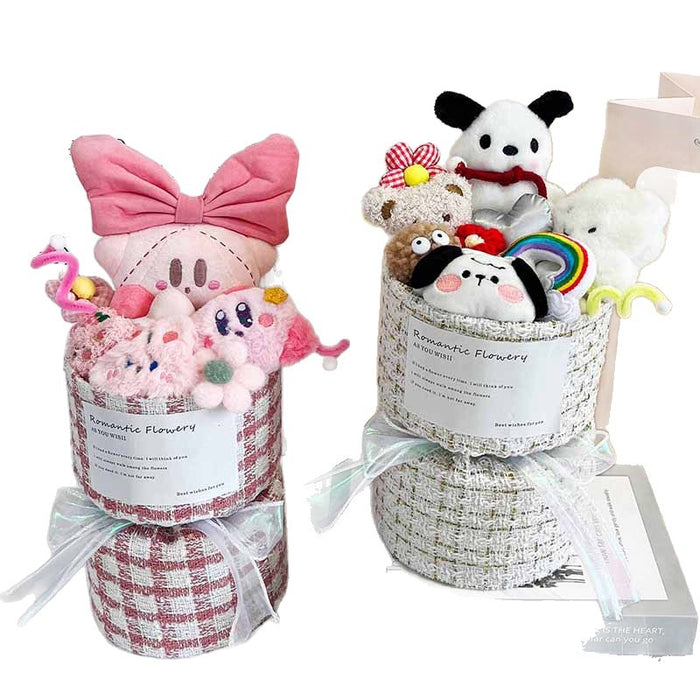 Wholesale Decorations Cute plush doll bouquet for Christmas.