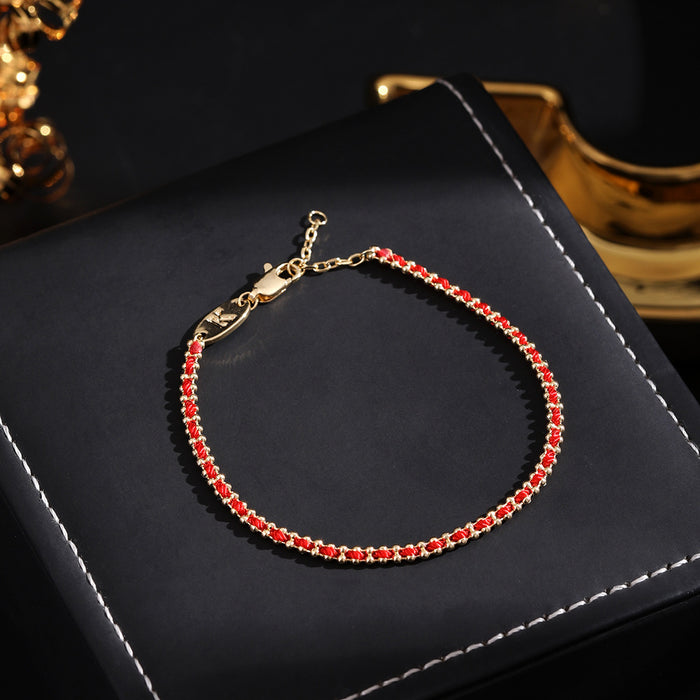 Wholesale Thickened real gold electroplated bracelet