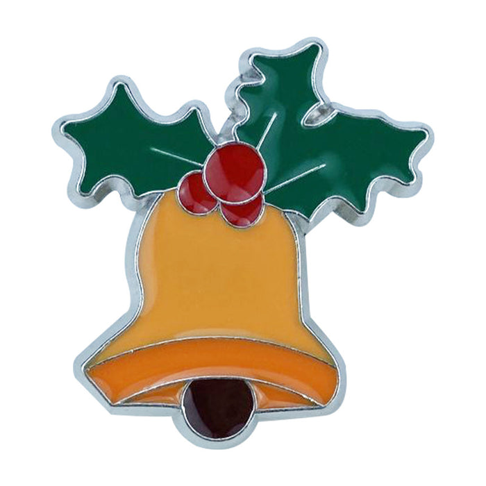 Wholesale Christmas Santa Reindeer Snowman Alloy Brooch Pin Chic Holiday Fashion Accessory MOQ≥2