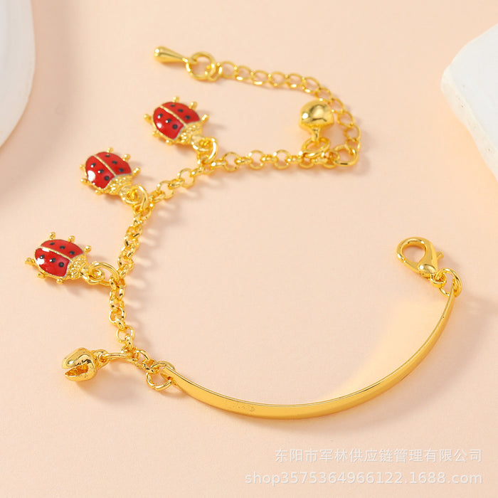 Wholesale Jewelry Seven Star Ladybug Bracelet Fashion Hand Accessories