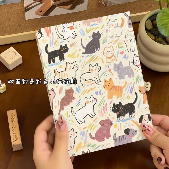 Wholesale A5 Laptop - High-Value Cute Doodle Hardcover NoteBook
