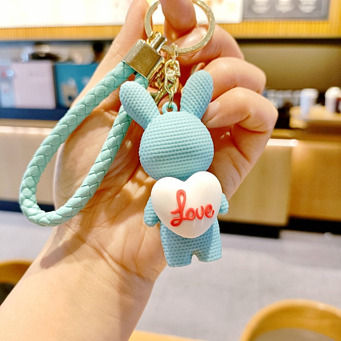 Wholesale PVC Wool Animal Keychain JDC-KC-MingT127