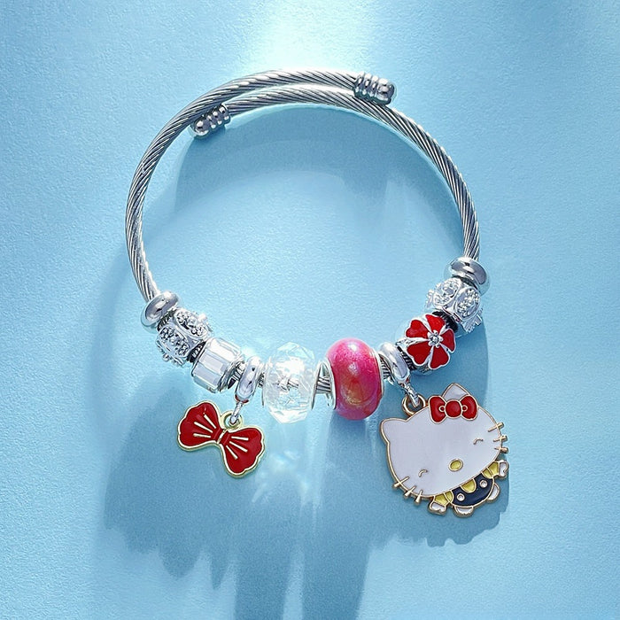 Wholesale Cartoon Bead Zinc Alloy Bracelet (F) JDC-BT-RanYan001