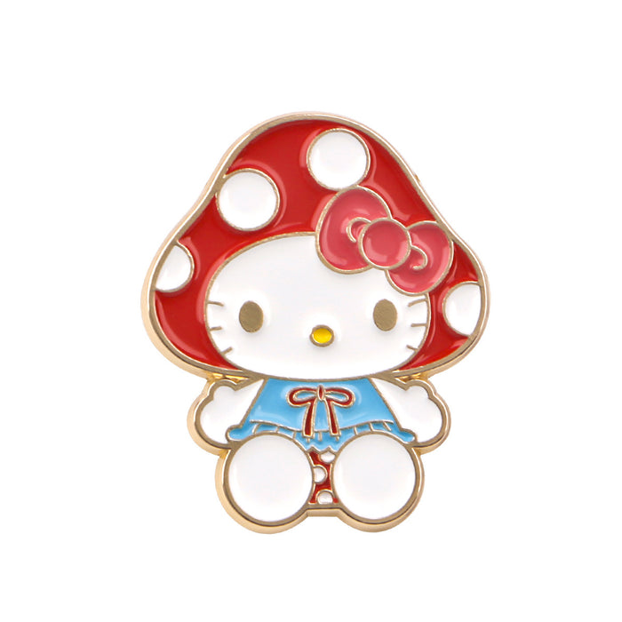 Wholesale Cartoon Red Bow Cat Brooch Badge Clothing Backpack Decorations