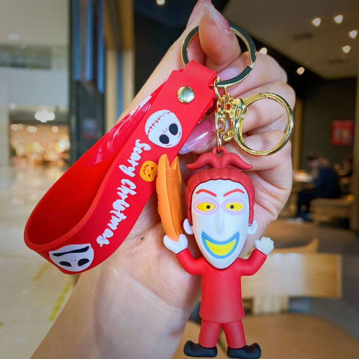 Wholesale Cartoon Doll Silicone Keychain JDC-KC-MingT262