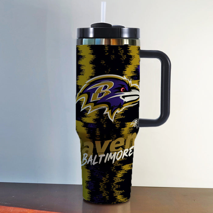 Wholesale Popular 40oz Car Cup Sf New Ice Cup Nfl American Football League Kc Thermos Cup