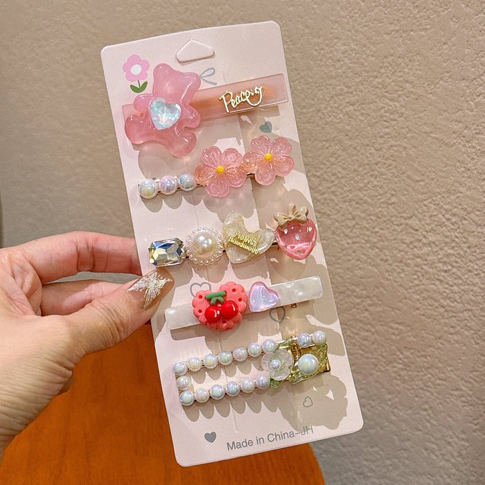 Wholesale Ocean Series Resin Hairpin Set JDC-HC-HaiYi005