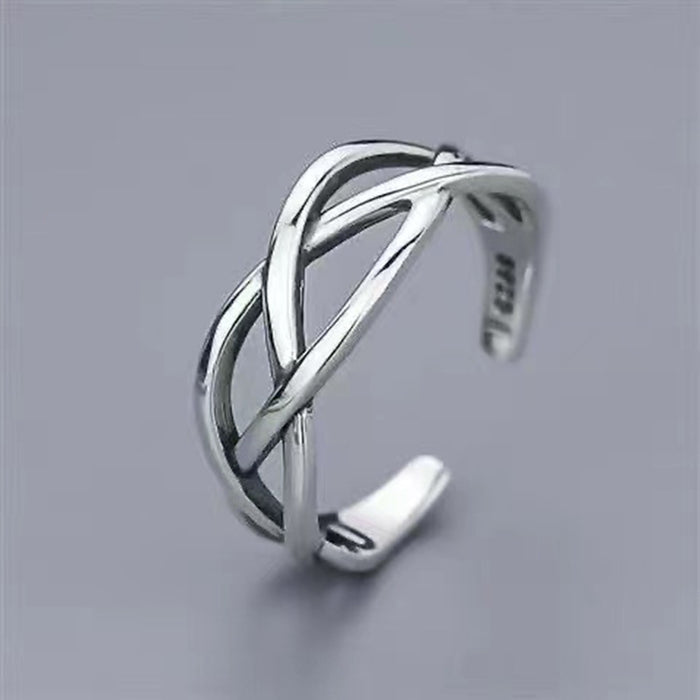 Wholesale Retro Hip-hop Ring, Single Personality, Simple and Cool Fashion Ring JDC-RS-AH002