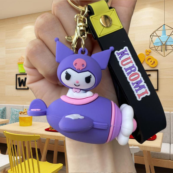 Wholesale Cartoon Doll Silicone Keychain JDC-KC-MingT063