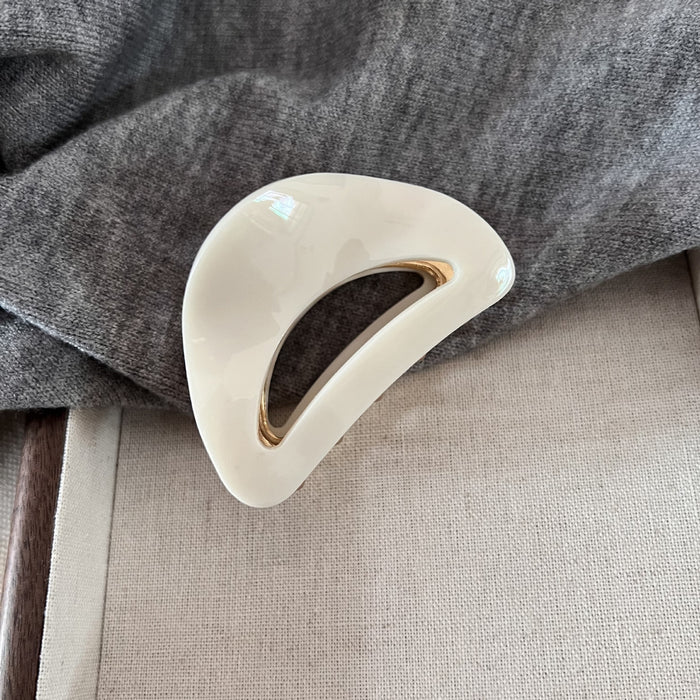 Wholesale Exquisite small clip, simple half zip hair clip, high-end retro leopard print shark clip headband