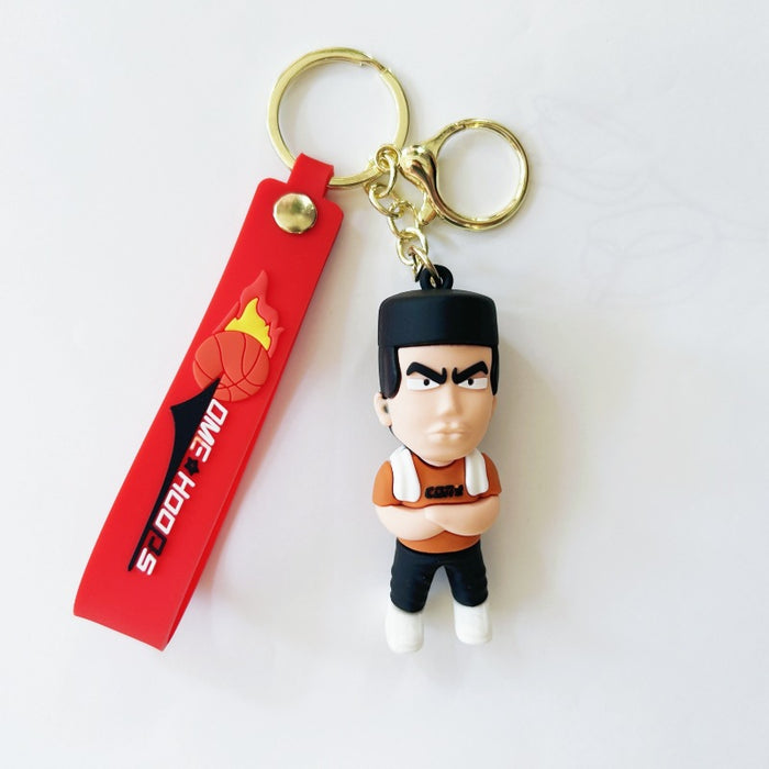 Wholesale PVC Cartoon Football Suit Doll Keychain JDC-KC-WuYi151