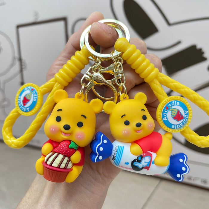 Wholesale Keychain Cartoon Doll Couple Bag Pendant Car Keychain Cute Small Gift Wholesale