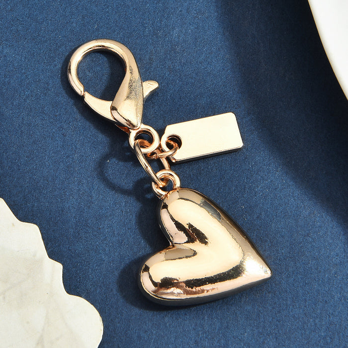 Wholesale Multi Style Dinosaur Clover Heart Animal Gold Alloy Keychain Pendant Fashion Jewelry Accessory