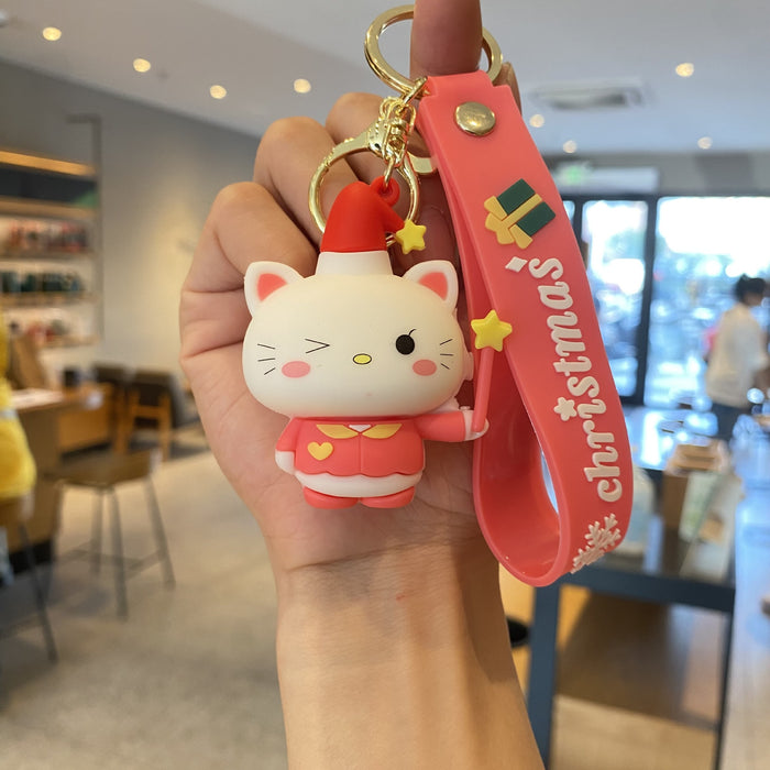 Wholesale Cartoon Silicone Doll Keychain JDC-KC-MingT122