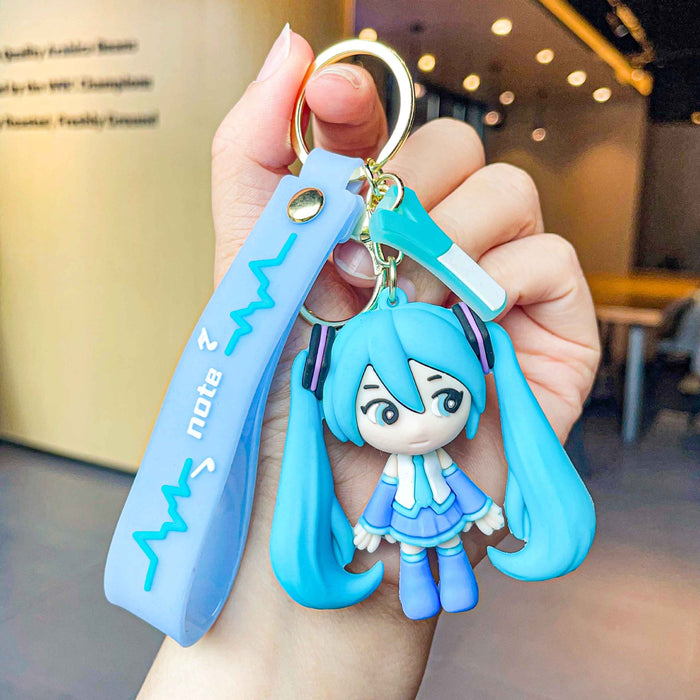 Wholesale PVC Cartoon Doll Keychain JDC-KC-LeZi030