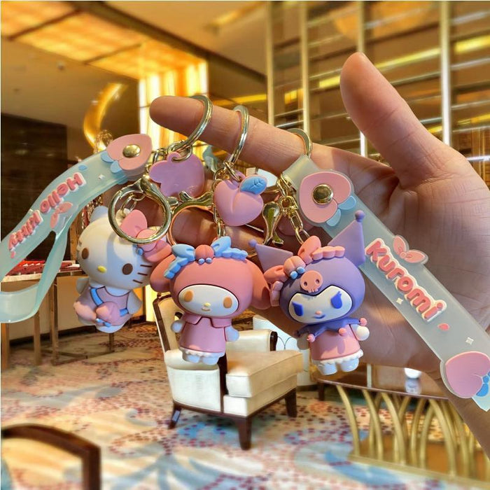 Wholesale Silicone Cartoon Keychain JDC-KC-MingT238