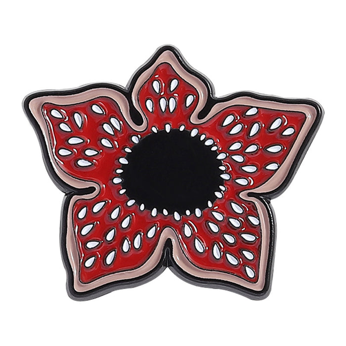 Wholesale Cartoon irregular personalized flower piranha Brooch