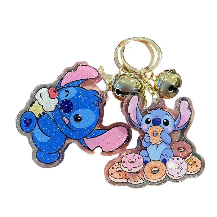 Wholesale 5 PCS Cartoon double sided acrylic keychain