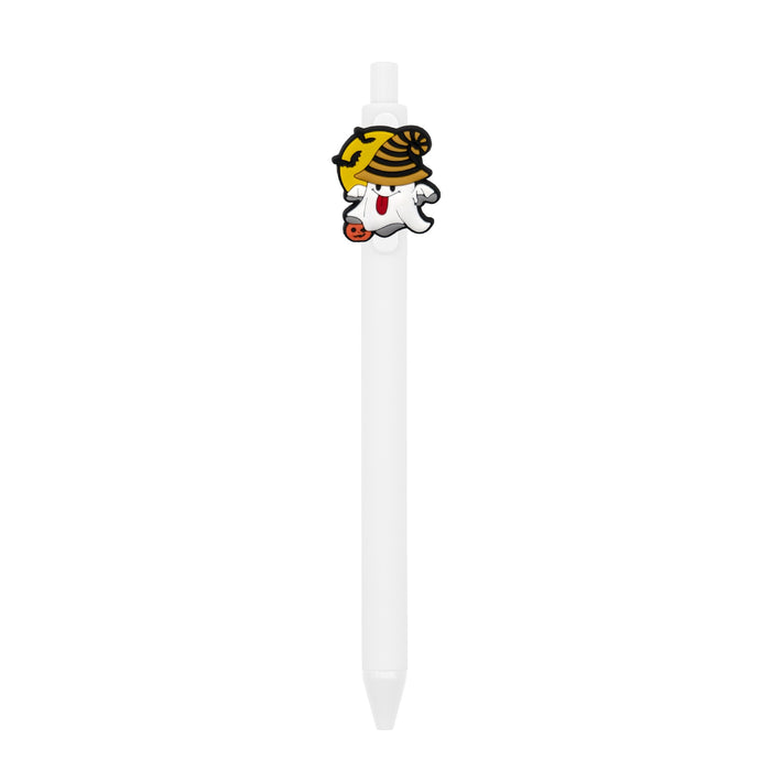 Wholesale  Ghost Polka Dot PVC Soft Gel Retractable Ballpoint Pen MOQ≥10