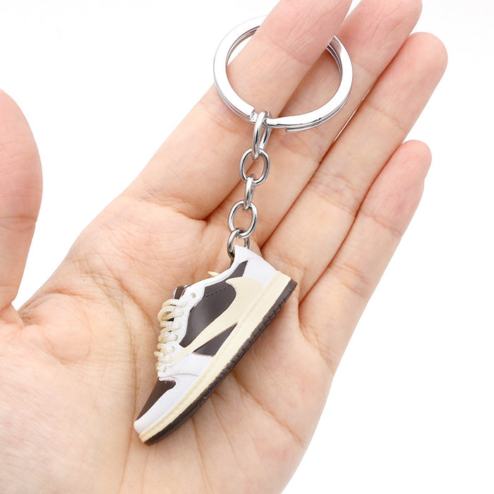 Wholesale PVC Basketball Shoe Model Keychain JDC-KC-QLPing013
