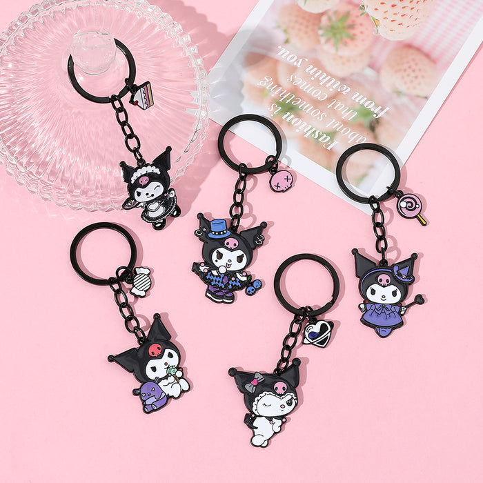 Wholesale Kuromi Keychain Cartoon Bag Pendant Sanrio Keychain Doll Pendant JDC-KC-BS003