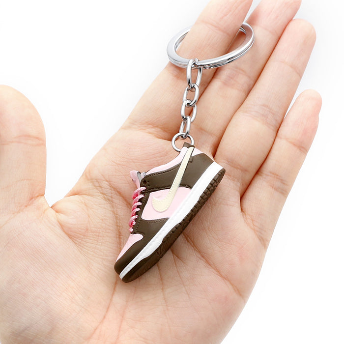 Wholesale PVC Basketball Shoe Model Keychain JDC-KC-QLPing016