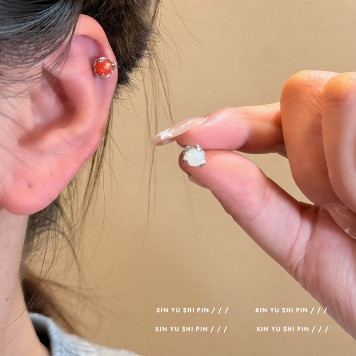 Wholesale Earbone studs with unique temperament, niche design, exquisite and sweet earrings