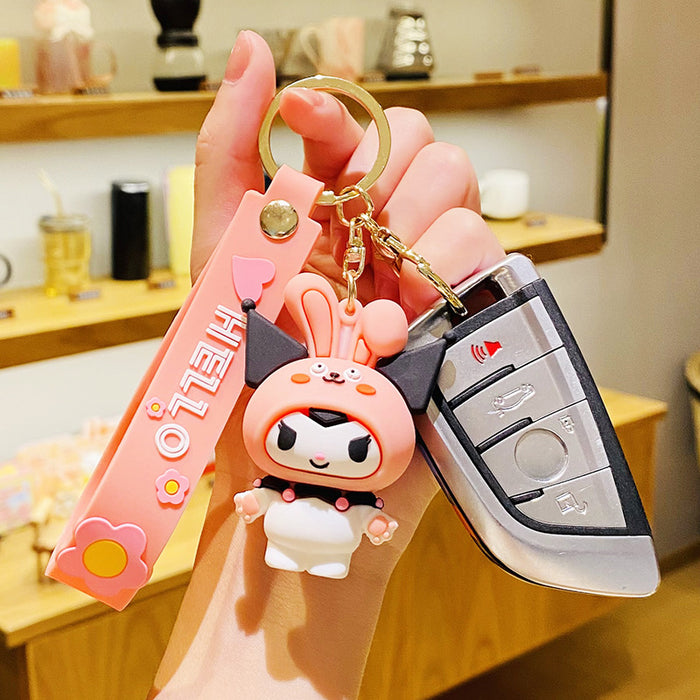 Wholesale Cartoon Silicone Keychains (S) JDC-KC-SCheng044