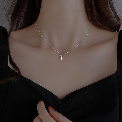 Wholesale Copper Cross Necklace JDC-NE-SMT008