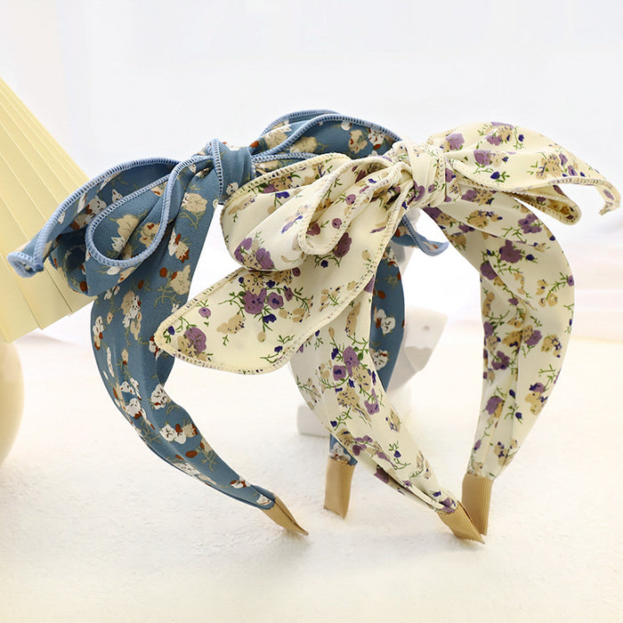 Wholesale Printing Bow Headband JDC-HD-MIs022