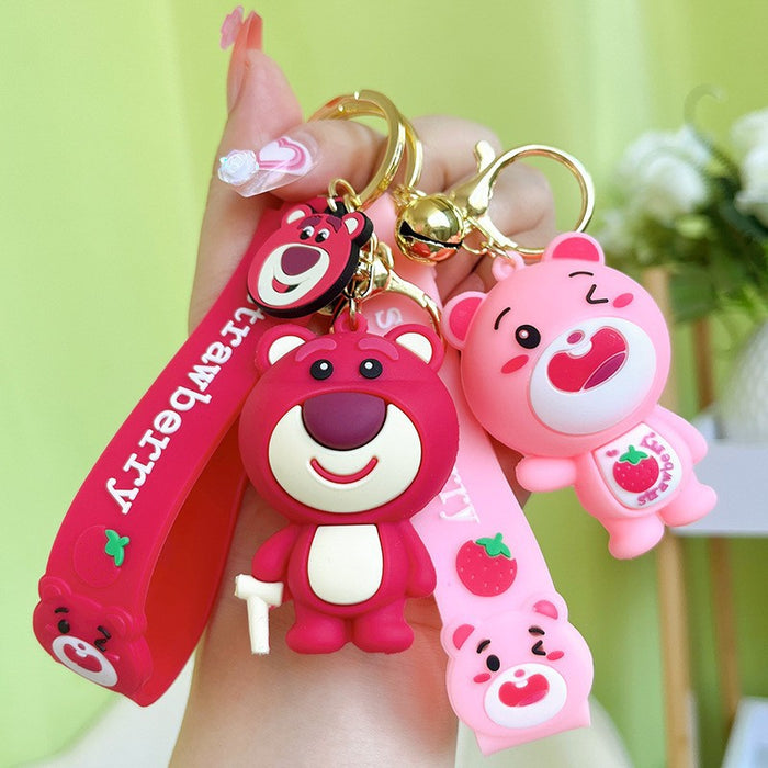 Wholesale Silicone Cartoon Doll Keychain（S） JDC-KC-YanG034