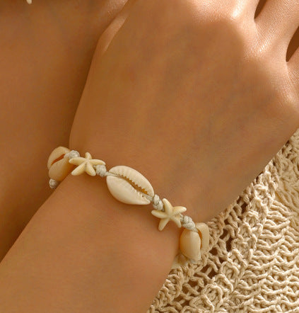 Wholesale Zinc Alloy Layered Necklace with nut Tree Starfish Flower Pendant