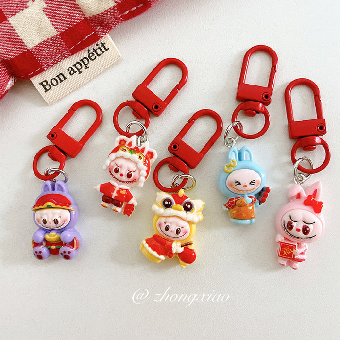Wholesale Keychain pendant, cute cartoon backpack hanging accessory