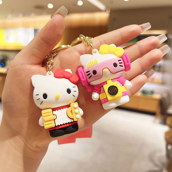 Wholesale Cartoon Doll Silicone Keychains (S) JDC-KC-JuJi009