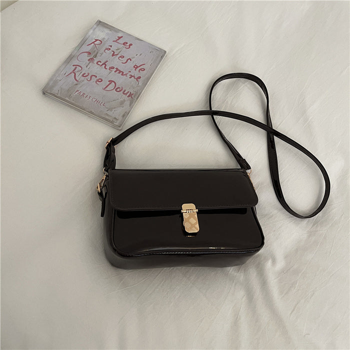 Wholesale Urban Simple Red PU Leather Handbag - Chic Shoulder Bag