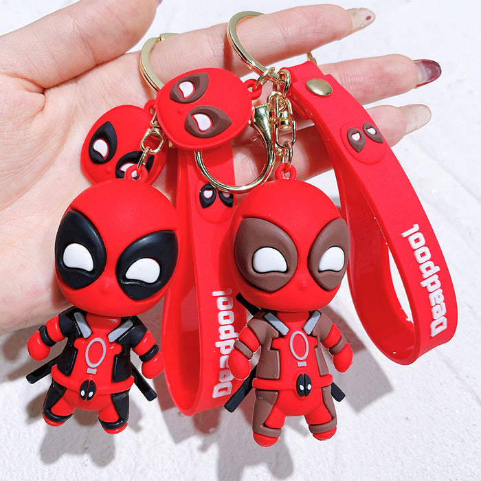 Wholesale Silicone Cartoon Jersey Keychain JDC-KC-Qiwei027