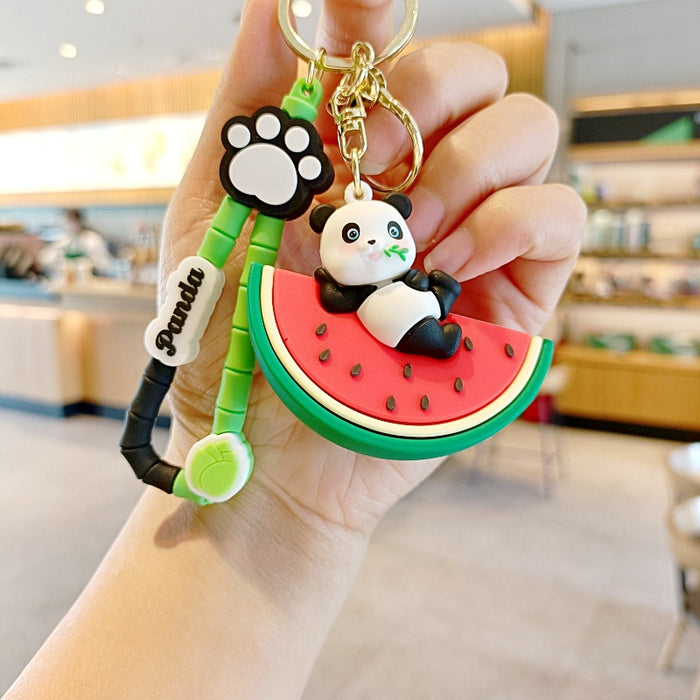 Wholesale Silicone Cartoon Doll Keychain JDC-KC-MingT167