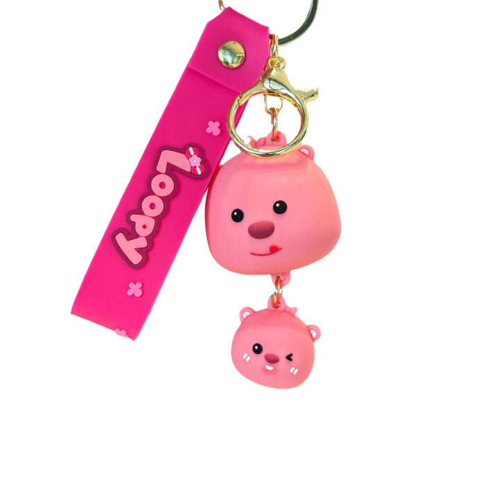 Wholesale Cute Cartoon PVC Keychains JDC-KC-PengYu39