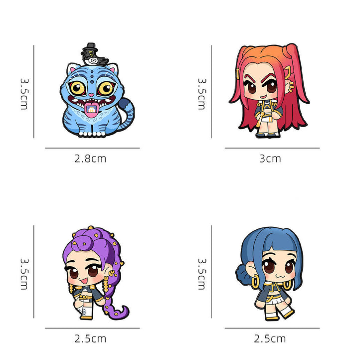 Wholesale KPop  anime merchandise  alloy badge brooches
